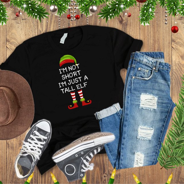 Camiseta No soy un elfo, solo soy Navidades cortos elfo (Subido por el creador)