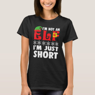 Camiseta No soy un elfo Sólo soy Navidades cortos Pajama P