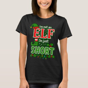 Camiseta No Soy Un Elfo Soy Solo Bajo Feliz Navidad Elfo Xm