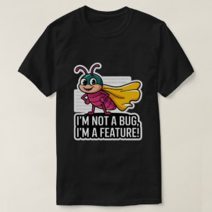 Camiseta No soy un error, soy un programador divertido.