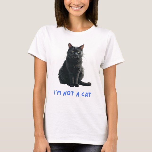 Camiseta No soy un gato (Anverso)