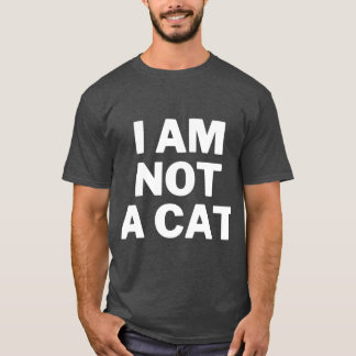 Camiseta No soy un gato Internet Meme divertido dicho diver