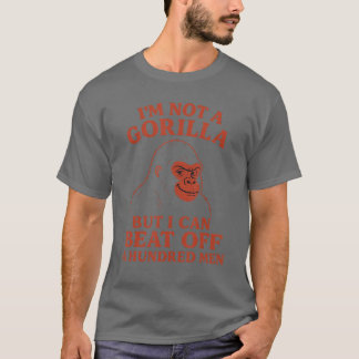 Camiseta No soy un gorila pero puedo vencer a cien hombres