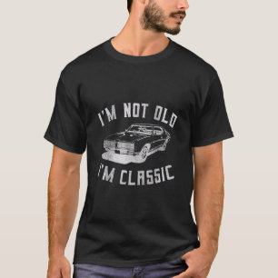 Camiseta No Soy Un Gráfico De Auto Clásico De Im - Mujeres 