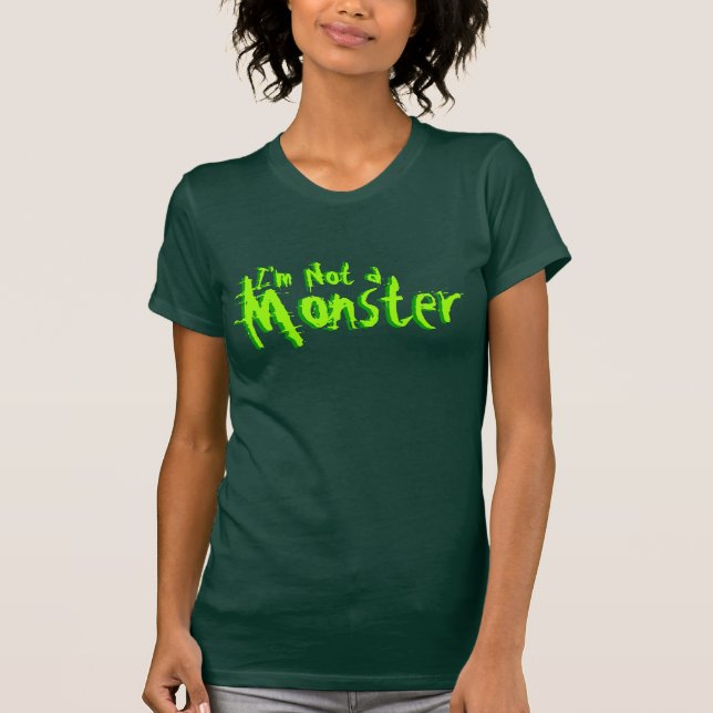Camiseta No soy un Halloween de Monstruos (Anverso)