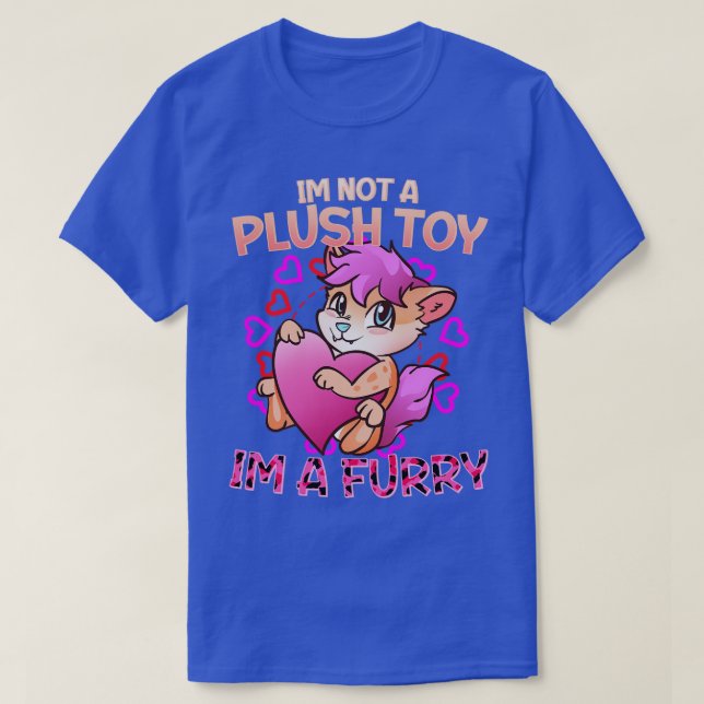 Camiseta No soy un juguete de peluche. Soy un Fandom de I (Diseño del anverso)
