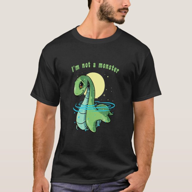 Camiseta No soy un monstruo de Nessie Loch Ness (Anverso)