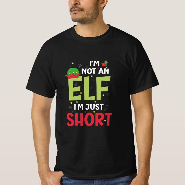 Camiseta No Soy Un Navidad De La Familia Elf. Pjs Coincidie (Anverso)