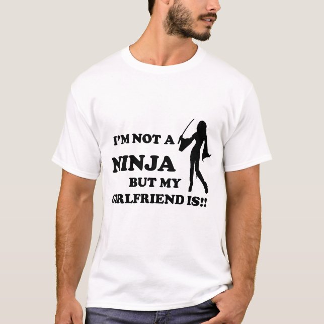 Camiseta No soy un Ninja pero mi novia es (Anverso)