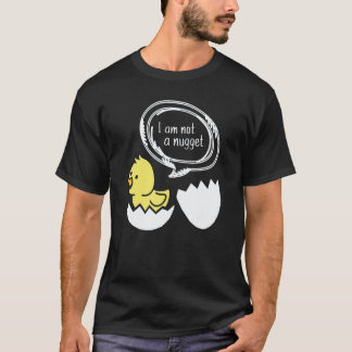 Camiseta No Soy un Nugget - Vegano - Divertido Vegetariano