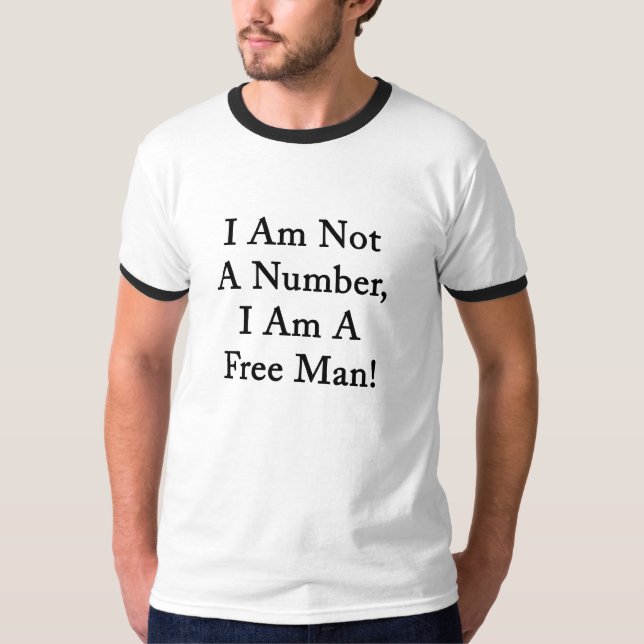 Camiseta No soy un número (Anverso)