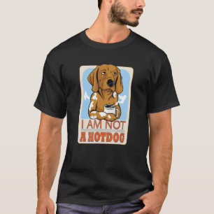 Camiseta No Soy Un Perro Cocinero Hotdog Dachshund Humor