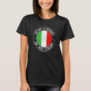 Camiseta No Soy Un Pervertido, Solo Chiste De Humor Italian