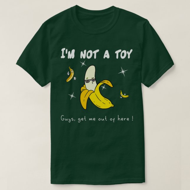 Camiseta No soy un regalo travieso de juguete sexual (Diseño del anverso)