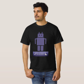 Camiseta No soy un robot - CAPTCHA