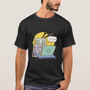 Camiseta No soy un robot robótico