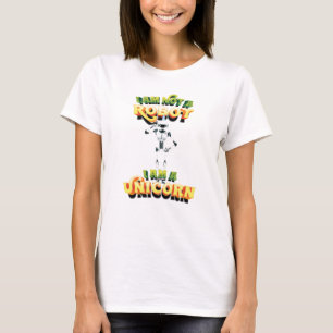 Camiseta No Soy Un Robot Soy Un Unicornio