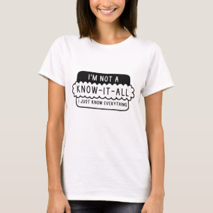 Camiseta No soy un sabelotodo
