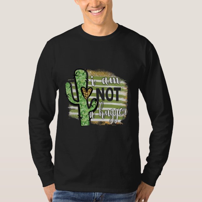 Camiseta No Soy Un Tee Cactus Sarcástico Hugo (Anverso)