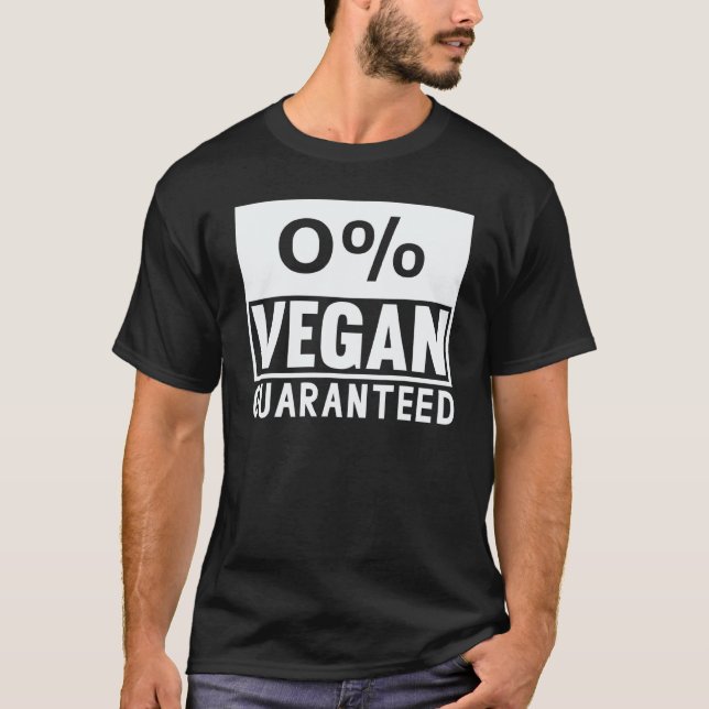 Camiseta No Soy Un Vegano (Anverso)