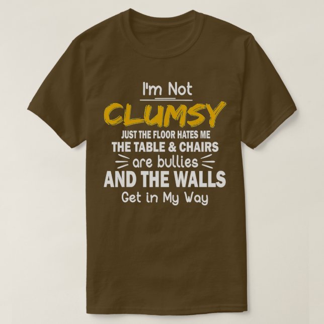 Camiseta No soy una gente tan graciosa diciendo un regalo s (Diseño del anverso)