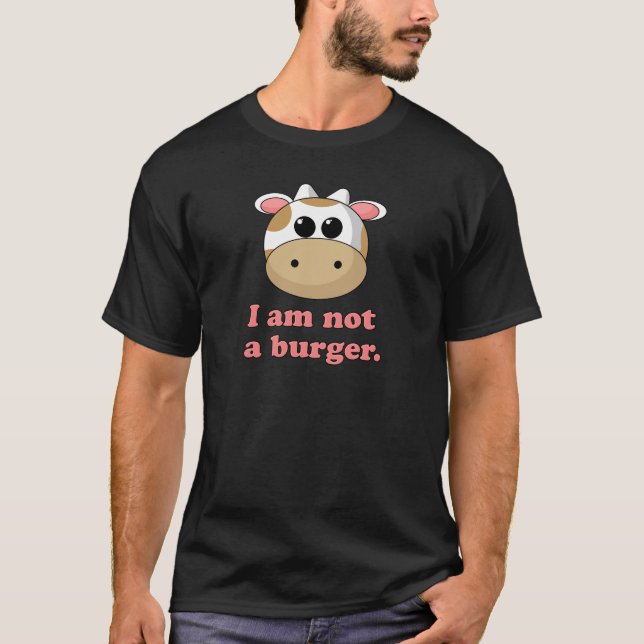 Camiseta No soy una hamburguesa (Anverso)
