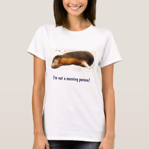 Camiseta ¡No soy una persona de la mañana!