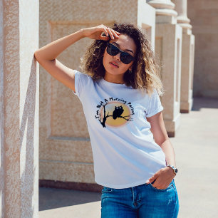 Camiseta No soy una persona mañanera cita divertida de búho