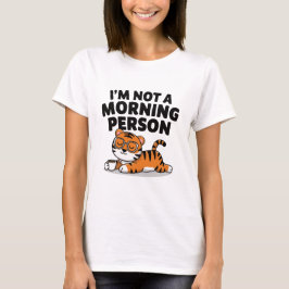 Camiseta No soy una persona matutina