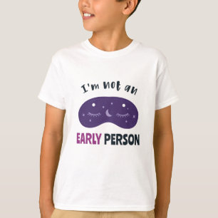 Camiseta No soy una persona temprana