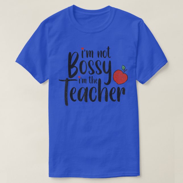 Camiseta No soy una profesora divertida para mujeres Gráfic (Diseño del anverso)