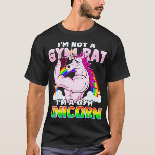 Camiseta No Soy Una Rata De Gimnasio, Soy Un Gimnasio Unico