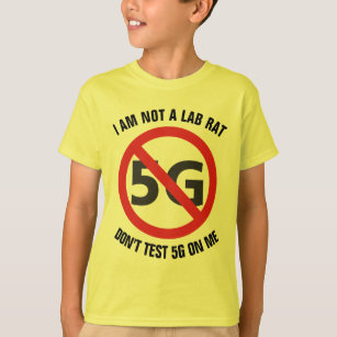 Camiseta No soy una rata del laboratorio, no pruebo 5G en