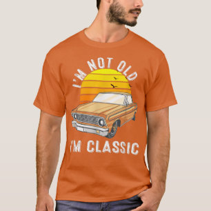 Camiseta No Soy Viejo Im Clásico De VIntage Retro Sunset Bi