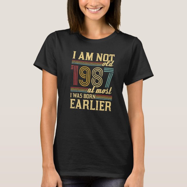 Camiseta No Soy Viejo, Nací En 1987. (Anverso)