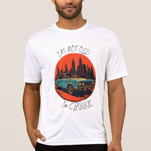 Camiseta no soy viejo, soy clásico (Anverso)