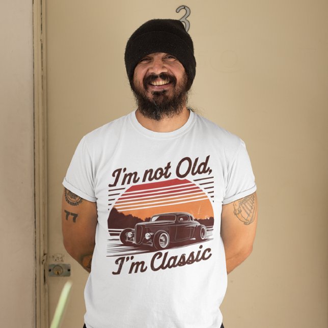 Camiseta No soy viejo, soy clásico de la declaración eterna (Subido por el creador)