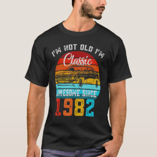 Camiseta No soy viejo, soy clásico del vintage del auto des