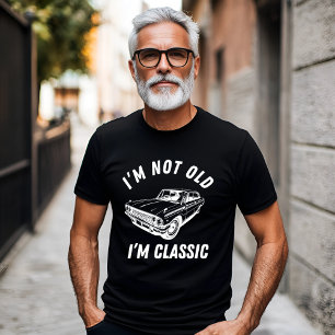 Camiseta No soy viejo, soy clásico diseño