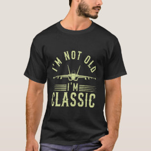 Camiseta No soy viejo, soy clásico FA-18 Hornet F-18 de com