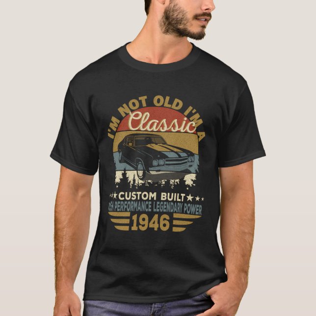 Camiseta No Soy Viejo Soy Clásico Gracioso De Regalo De Grá (Anverso)