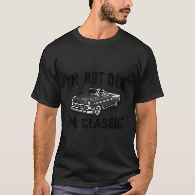 Camiseta NO Soy Viejo Soy Coche (Anverso)