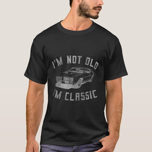 Camiseta No Soy Viejo, Soy De Auto. (Anverso)