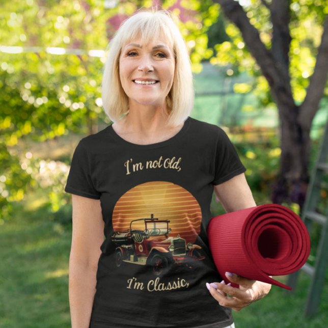 Camiseta No soy viejo Soy el clásico camión de bomberos de  (Subido por el creador)