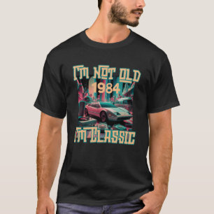 Camiseta No soy viejo Soy el clásico coche de época diverti