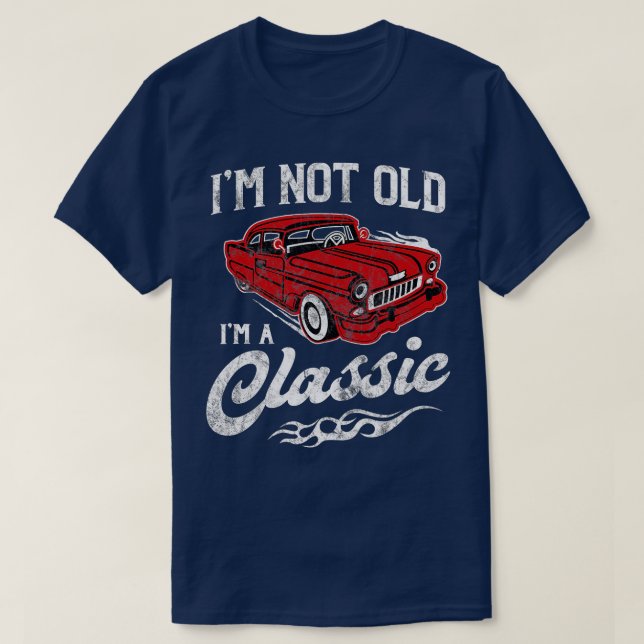 Camiseta No soy viejo, soy el clásico regalo divertido de l (Diseño del anverso)
