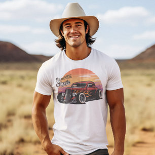 Camiseta No soy viejo Soy Fierce Flames clásicos