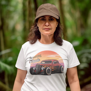 Camiseta No soy viejo Soy Fierce Flames clásicos