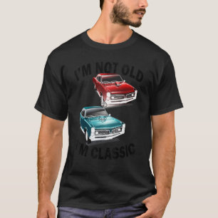 Camiseta No soy viejo Soy la gráfica clásica de auto de Usa