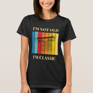 Camiseta No soy viejo, soy máquina de escribir clásica